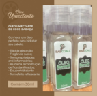 óleo umectante de coco babaçu