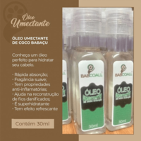 óleo umectante de coco babaçu - 